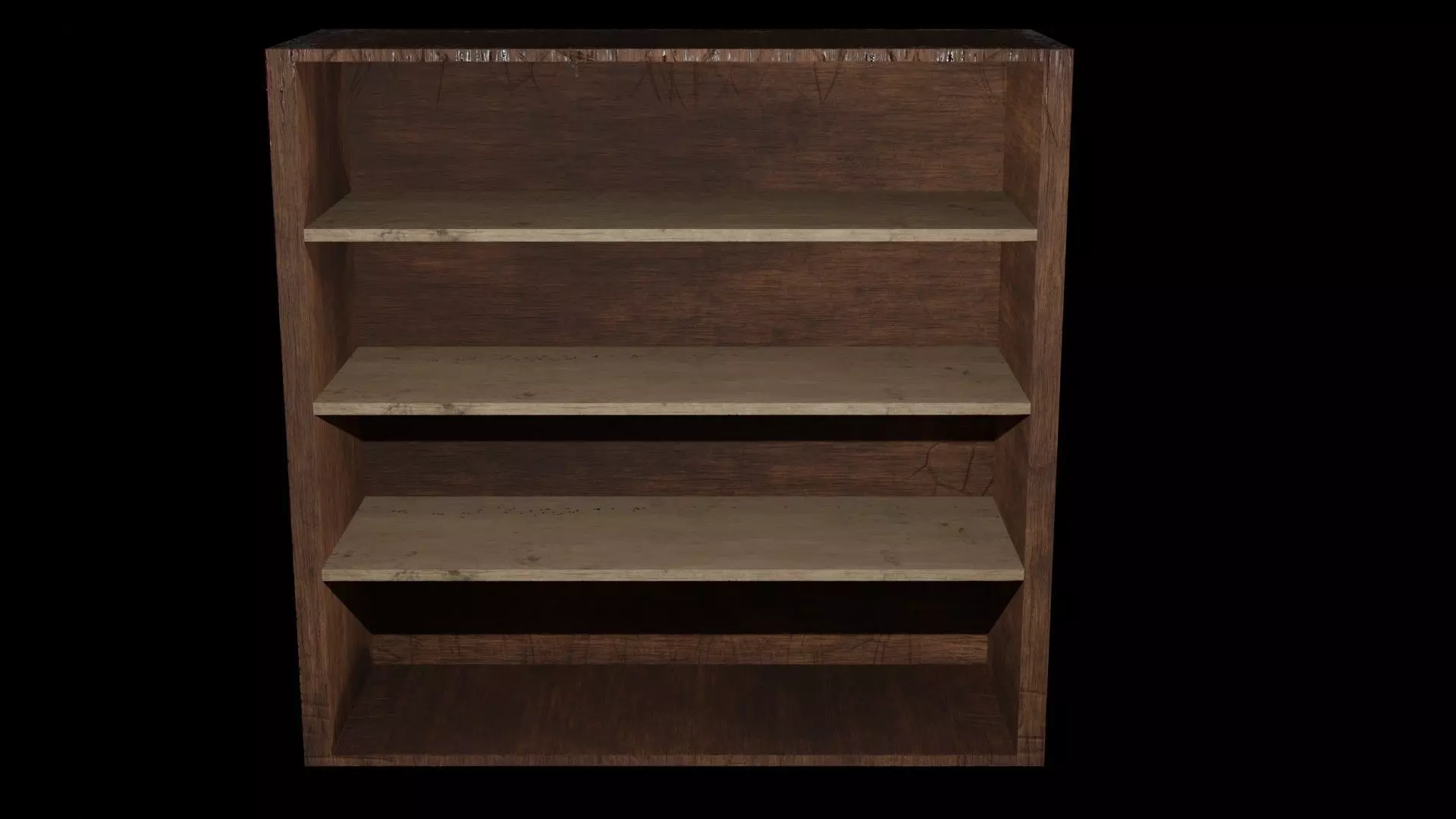 Cabinet Game Ready Low-Poly PBR 3D Model Low-poly 3D model_0