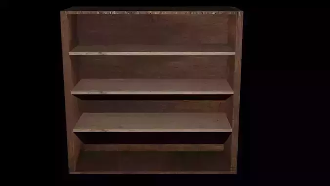 Cabinet Game Ready Low-Poly PBR 3D Model Low-poly 3D model