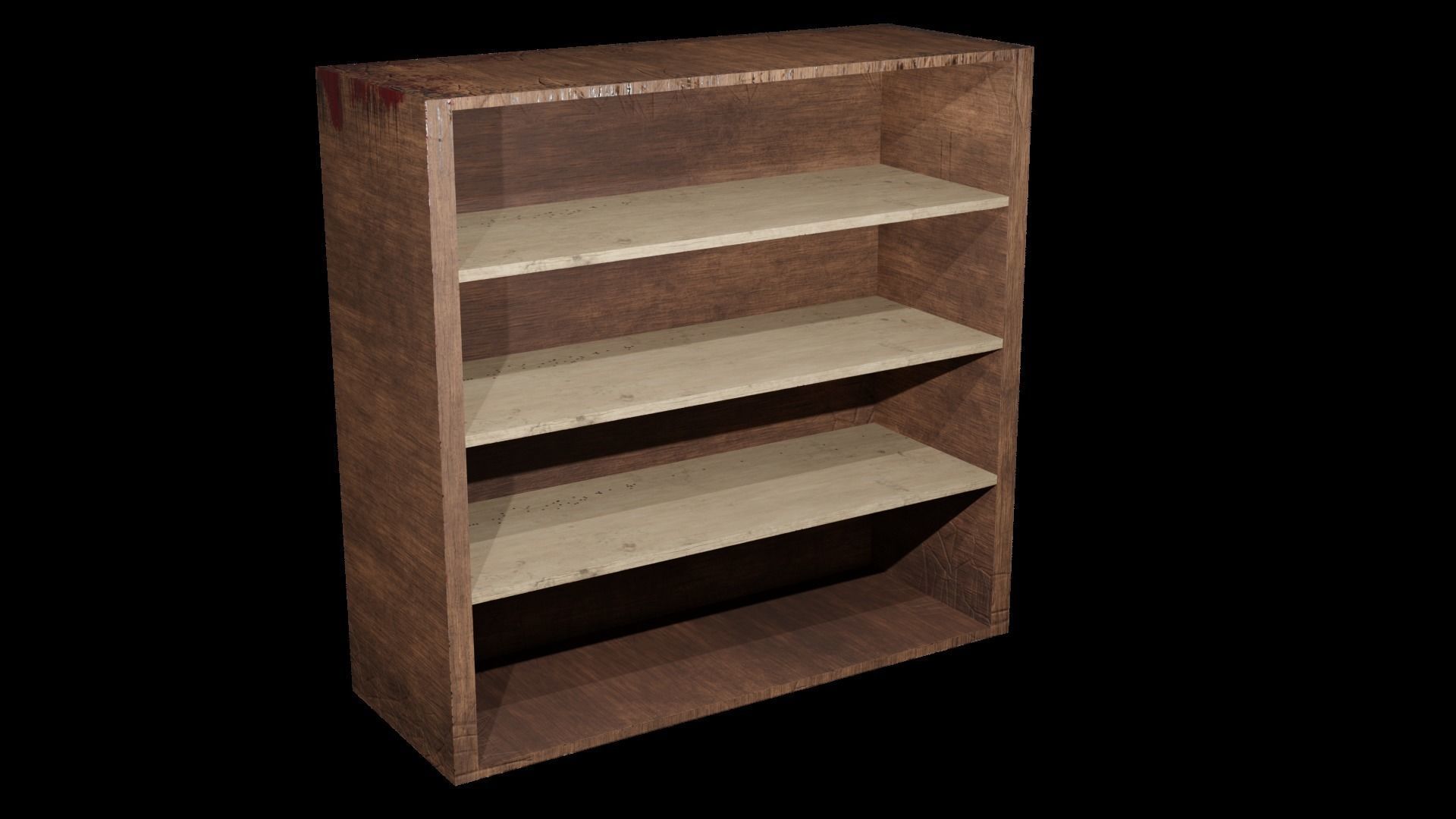 Cabinet Game Ready Low-Poly PBR 3D Model Low-poly 3D model_2