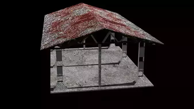 137Free Roof Game Ready - Low Poly 3d Modeler
