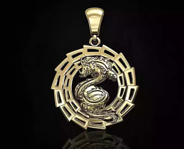 Dragon Pendant V-2