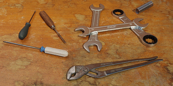 Tools Pack - 30 Textured Assets Low-poly 3D model 4