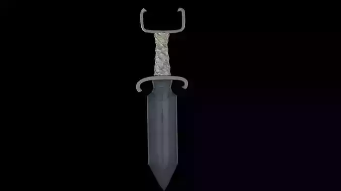 Knife - Game Ready - Low Poly PBR 3d Model Low-poly 3D model
