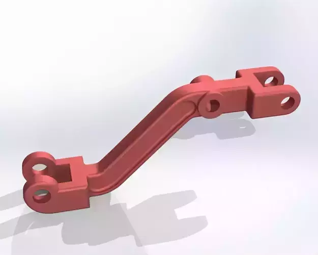 Shock Absorber Handle Clear Ready for 3D Printer Orjinal Sizes 3D print model