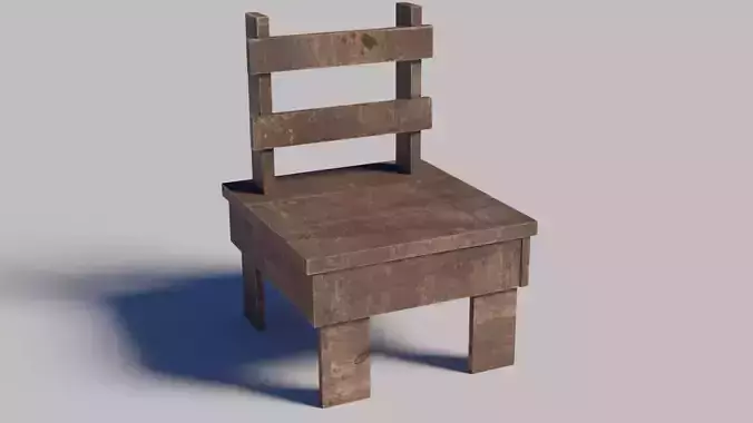 Simple Lowpoly Chair