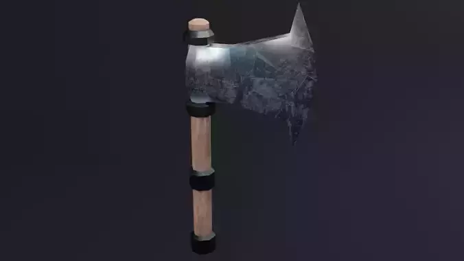 Wiking AX Game Ready - Low Poly 3d Model