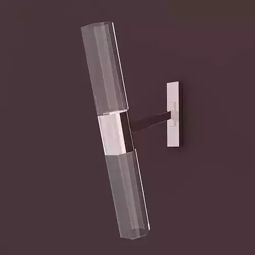 LUXURY w modern wall lamp with glass tube
