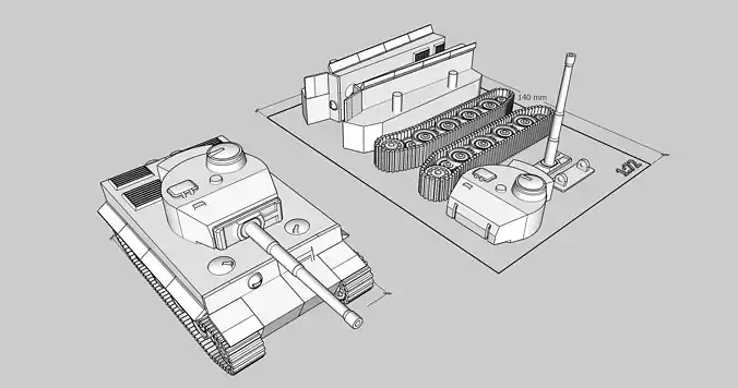 3Dprint Panzer Tank 3D print model