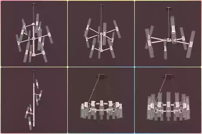 CHAOS LIGHT COLLECTION OF PATRIZIA GARGANTI 3D Model