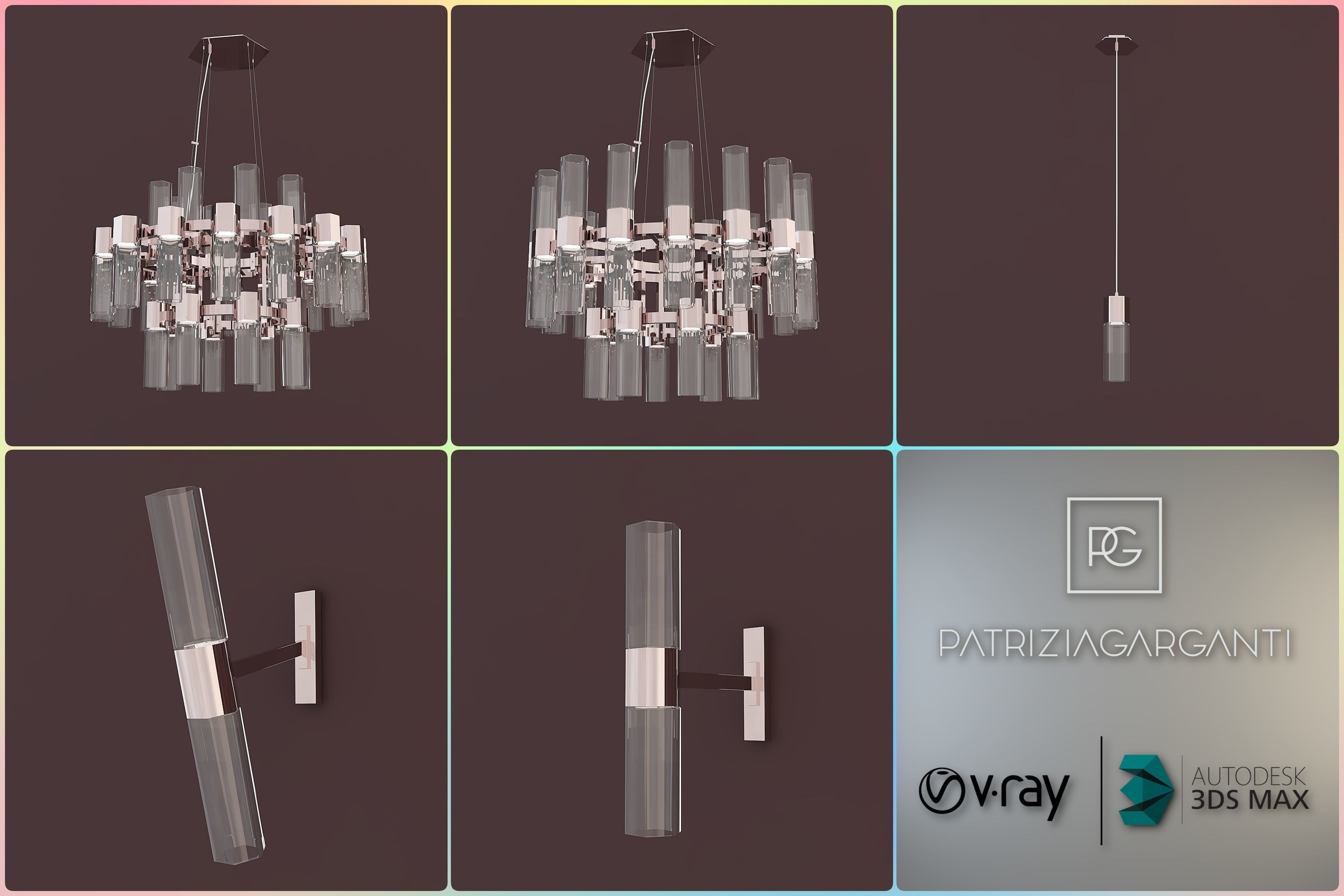 CHAOS LIGHT COLLECTION OF PATRIZIA GARGANTI 3D Model 3D model_1