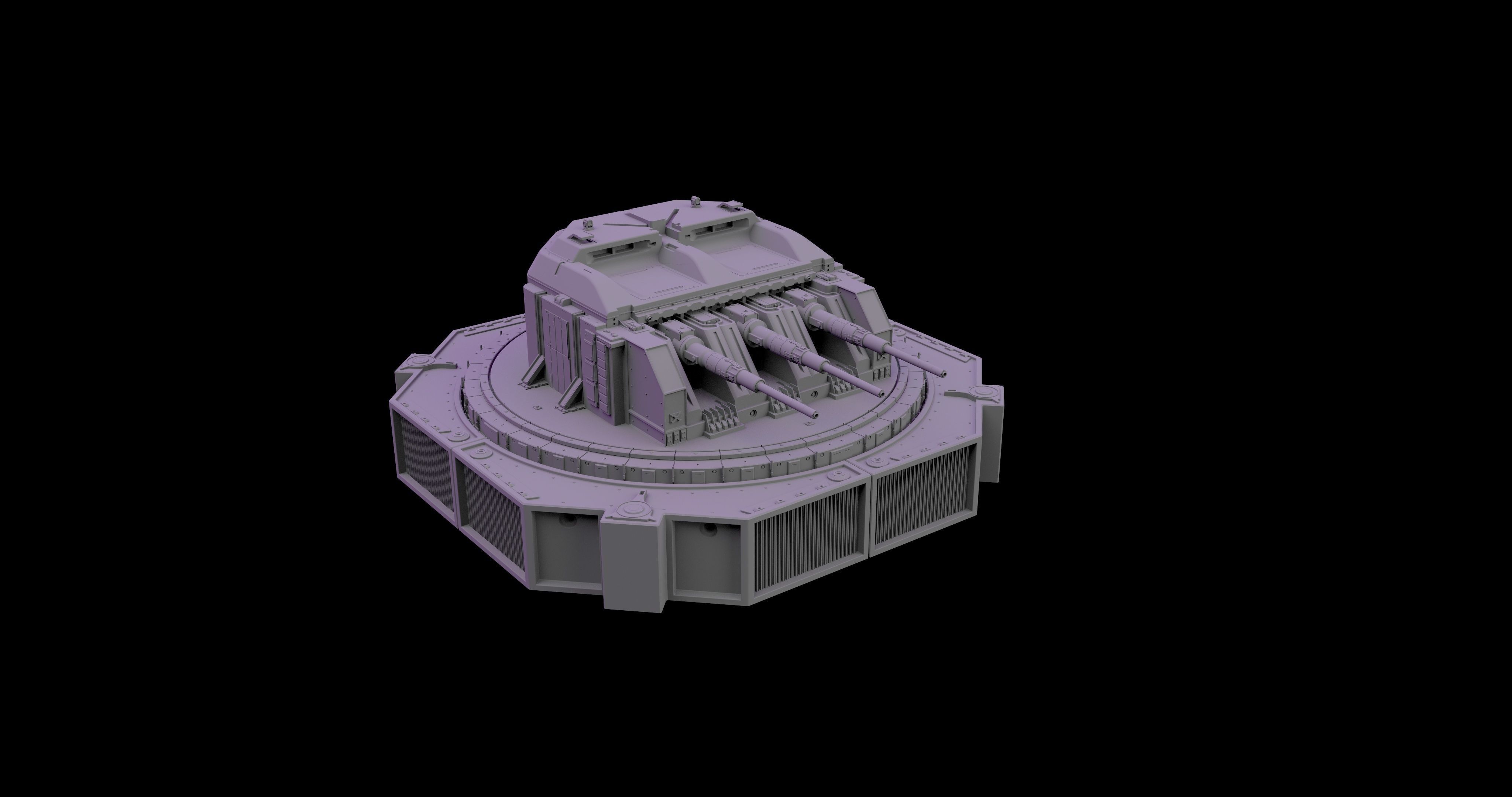 SCI-FI LASER GUNS 3D model_11