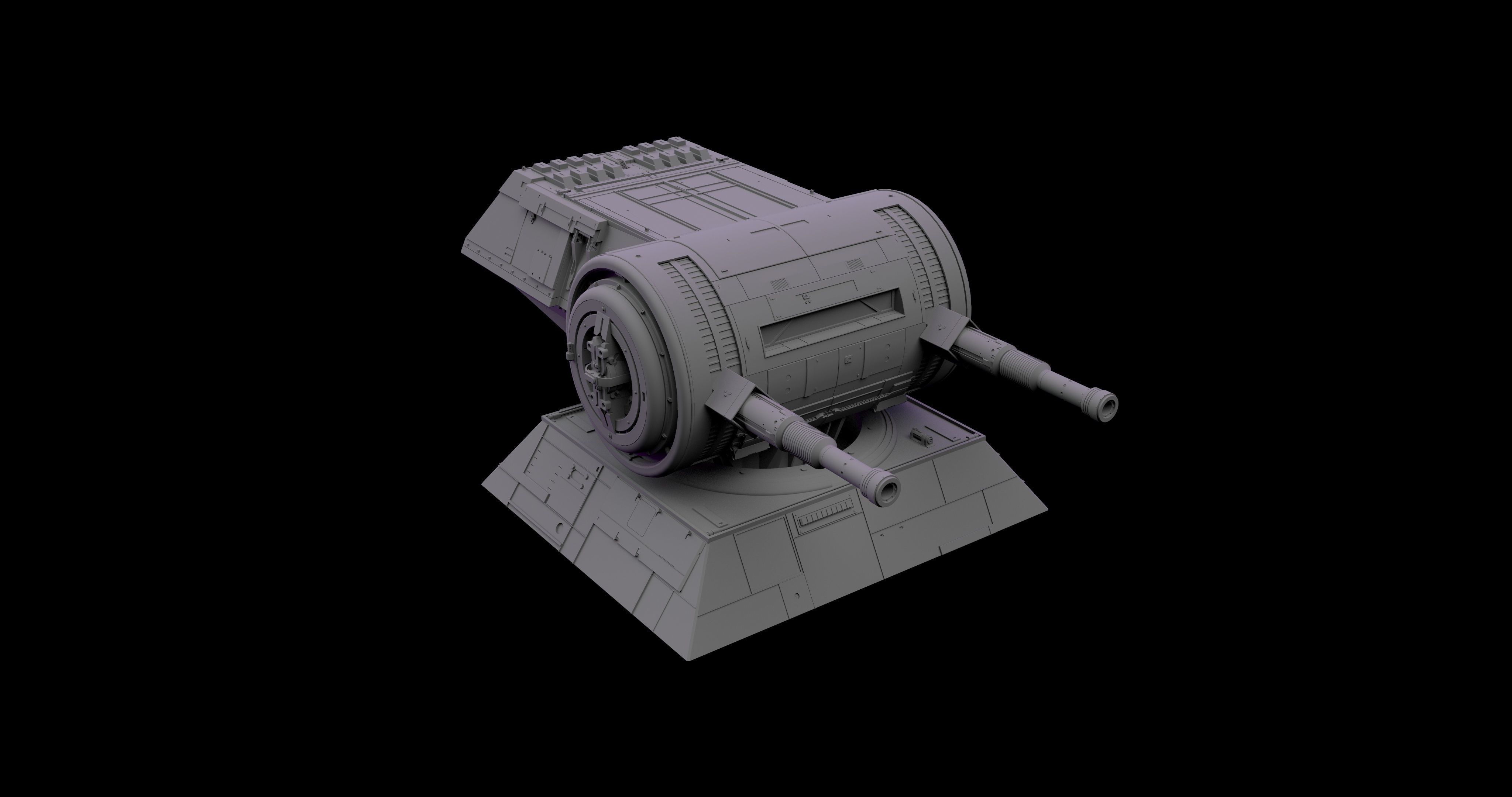 SCI-FI LASER GUNS 3D model_9