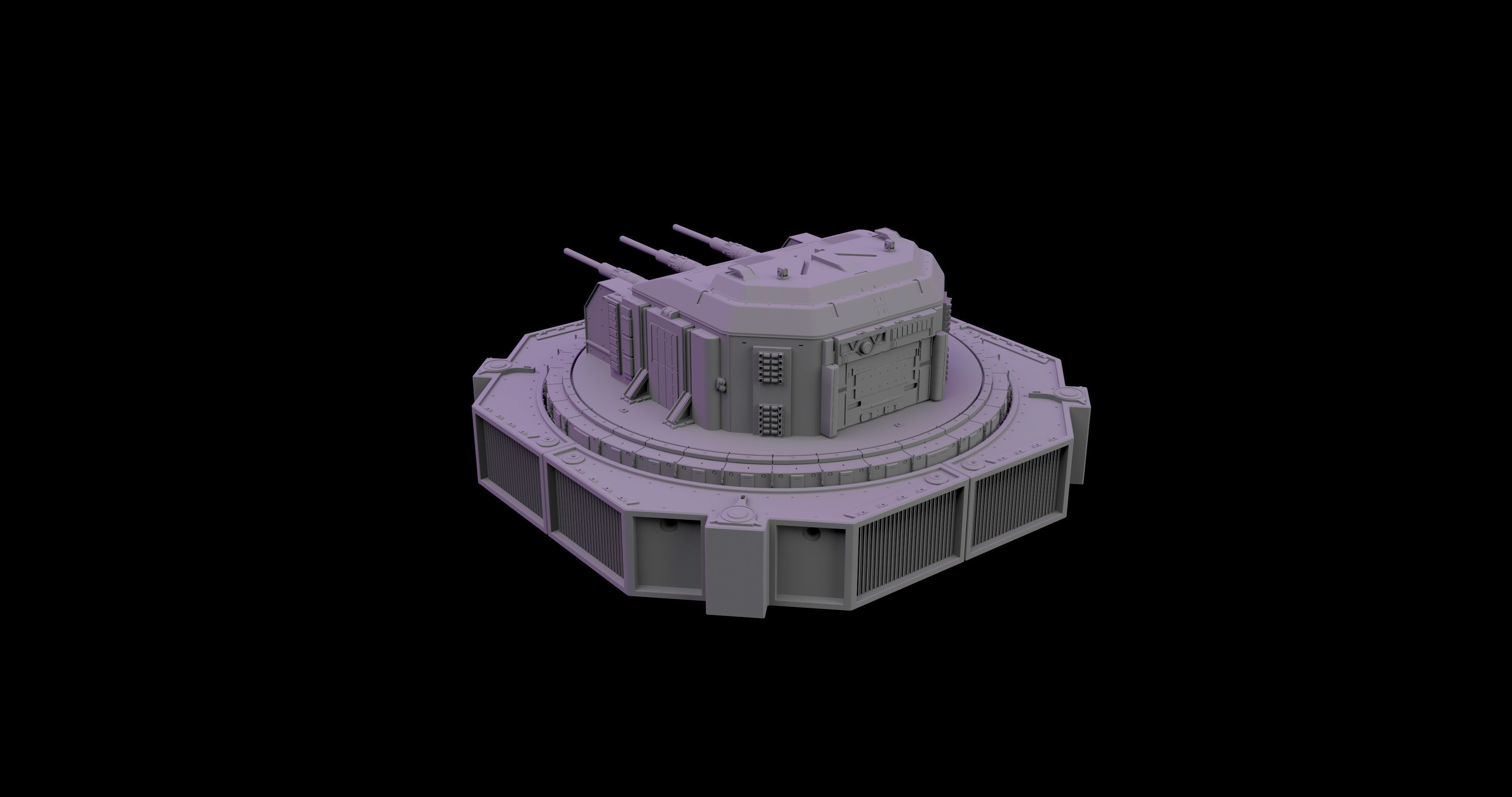 SCI-FI LASER GUNS 3D model_12