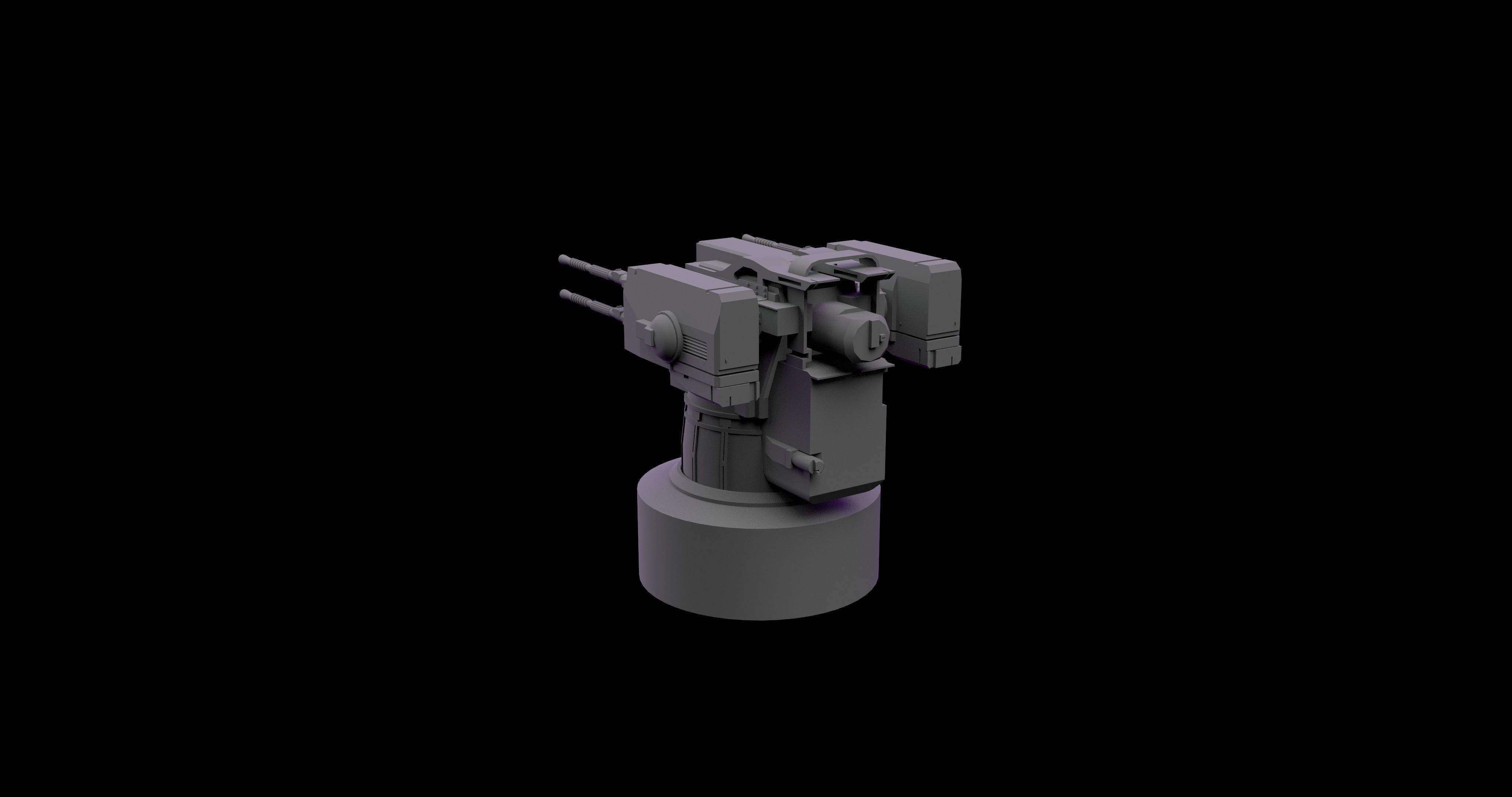 SCI-FI LASER GUNS 3D model_8