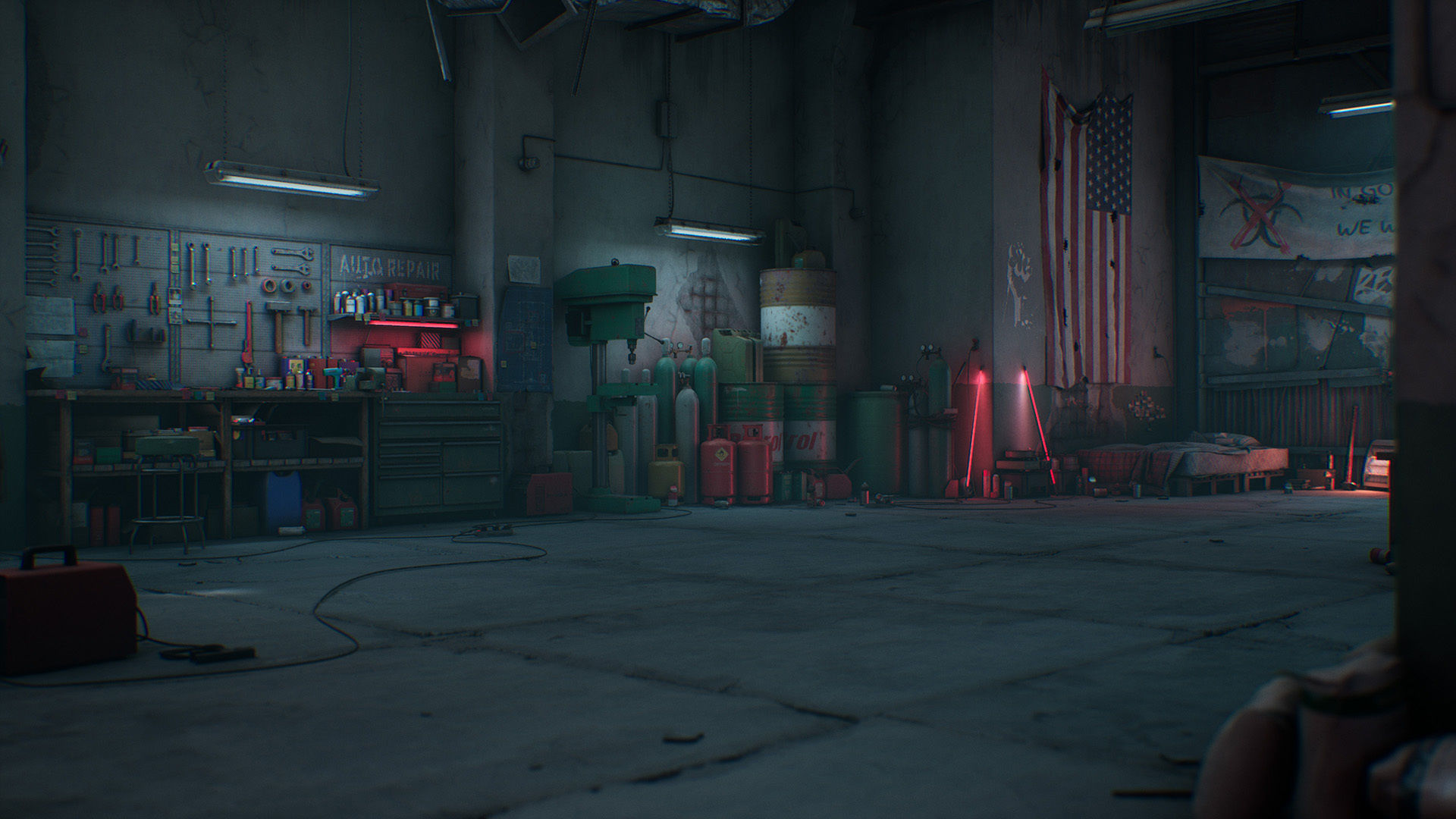 Safe House Low-poly 3D model_1