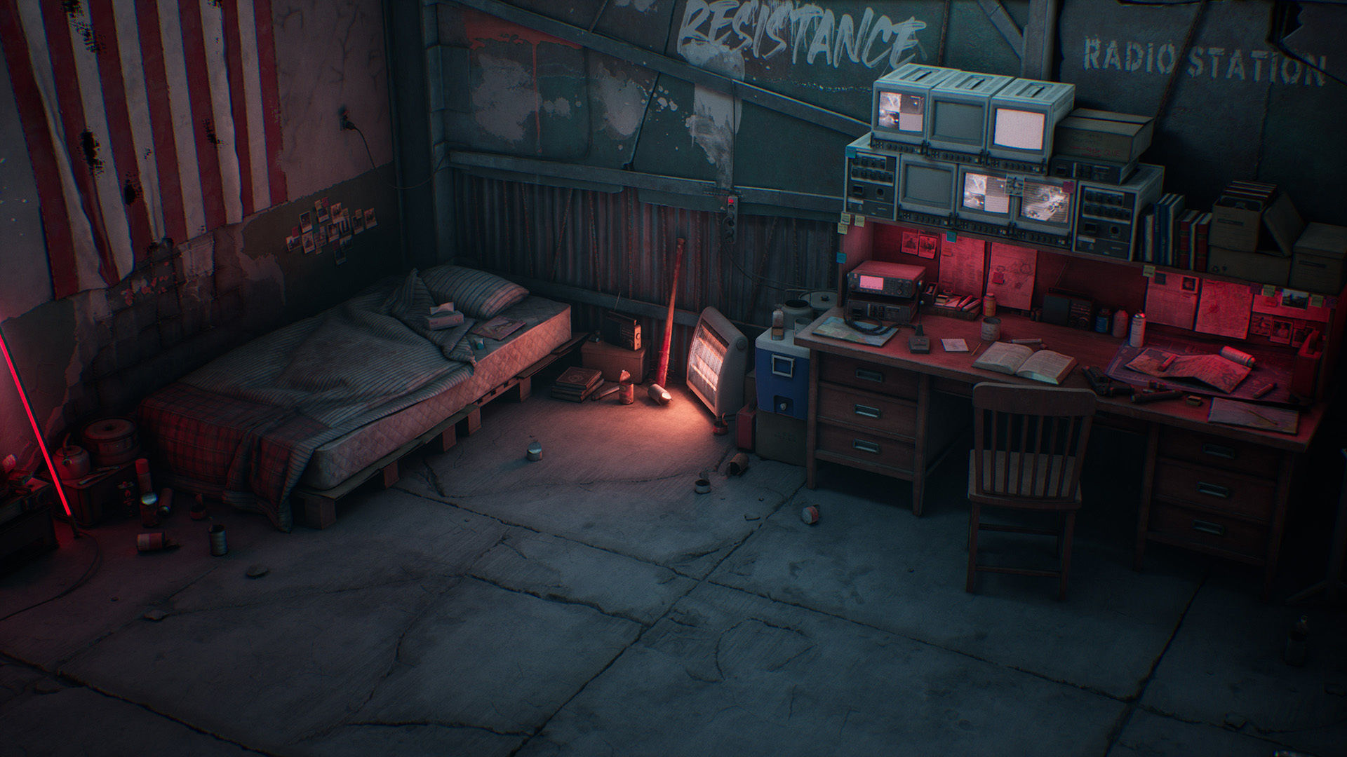 Safe House Low-poly 3D model_2