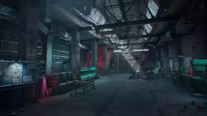 Safe House Low-poly 3D model