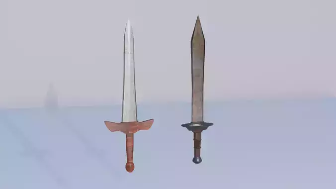 Low Poly Swords two