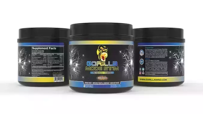 Protein Powder 3D model