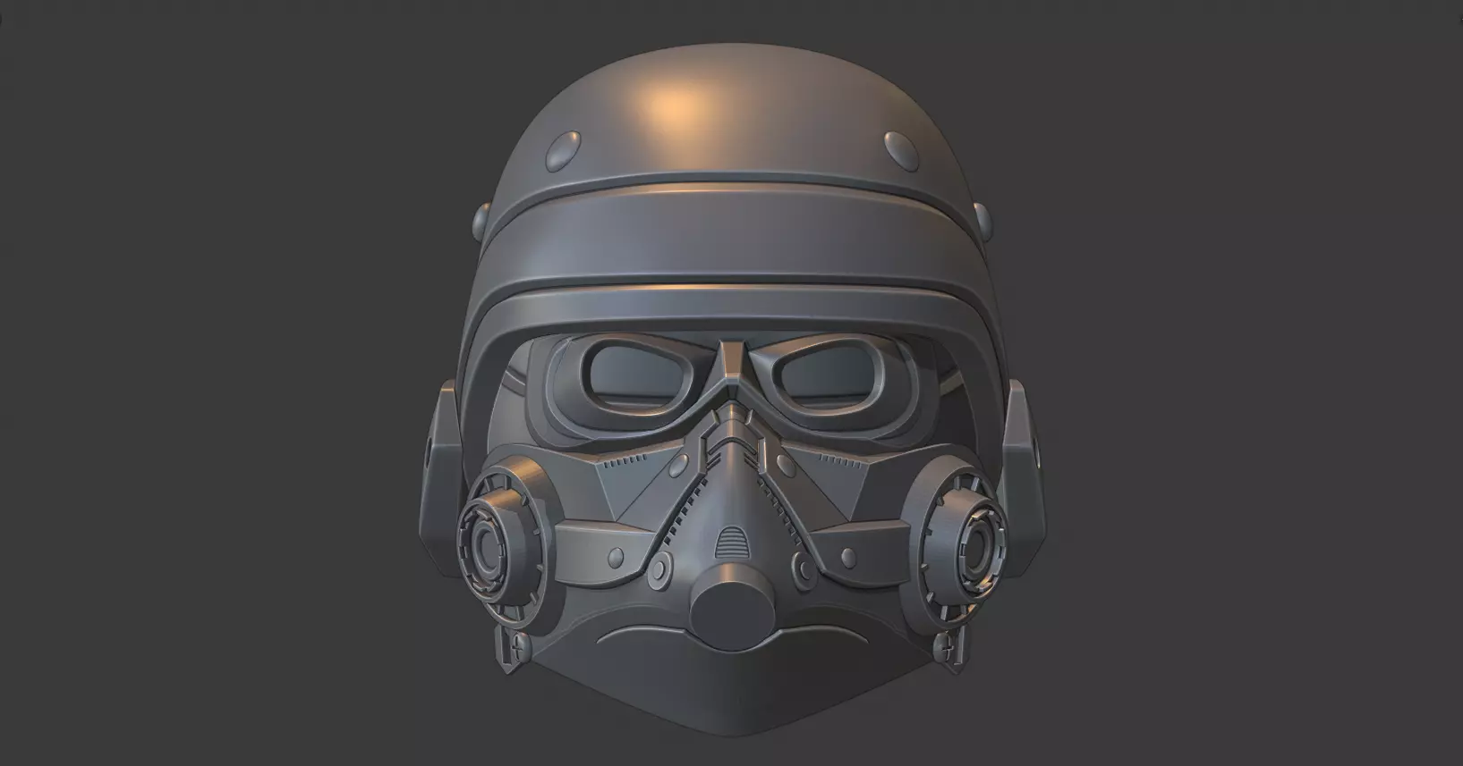 Killzone 3 Helghast Helmet 3D print model_0