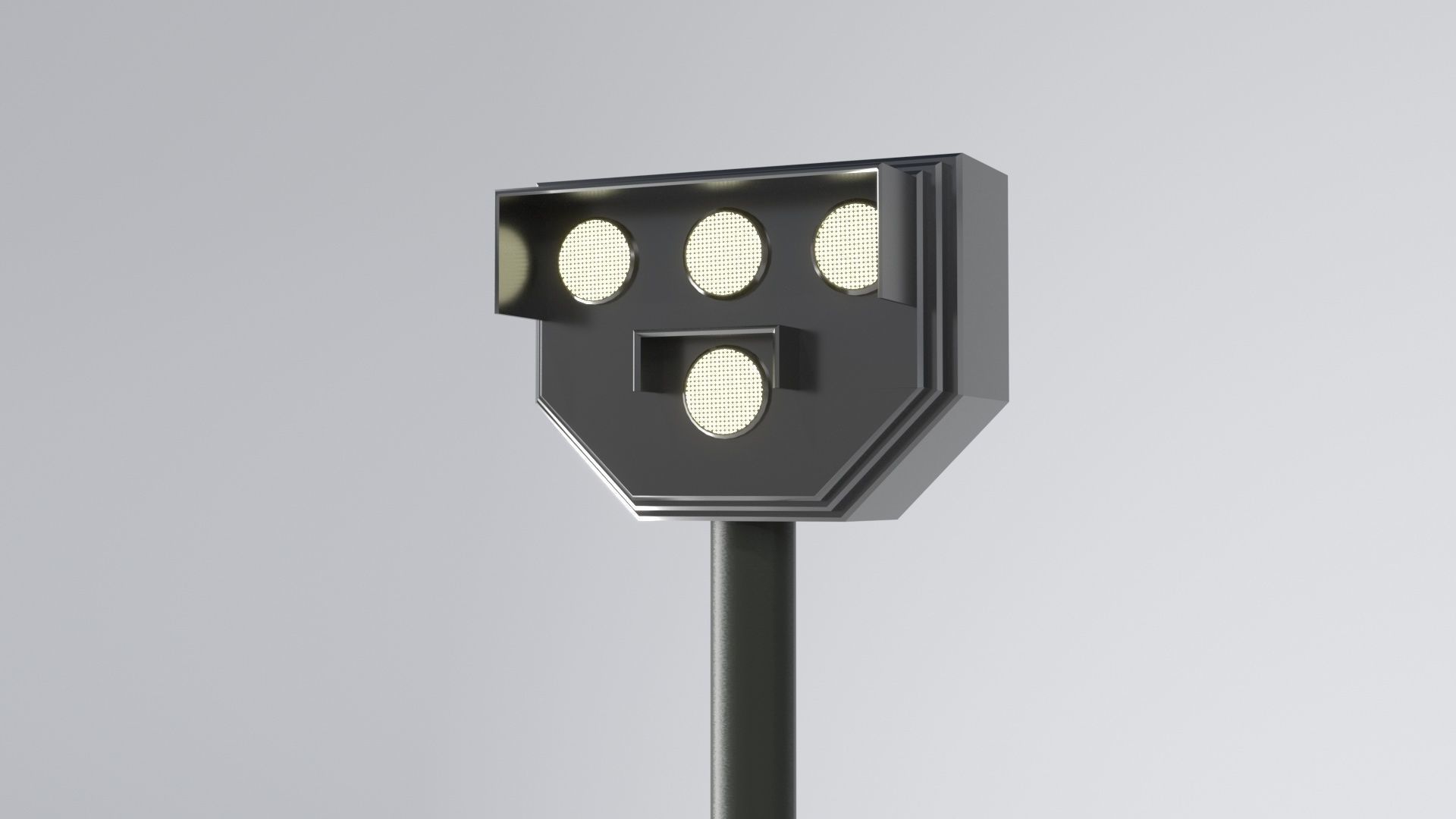 Polish Tram Traffic Lights 3D models PL Low-poly 3D model_8