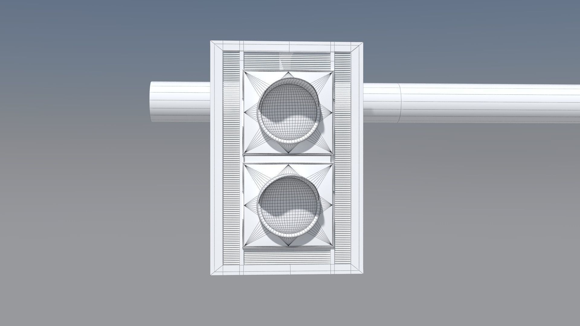 Polish Tram Traffic Lights 3D models PL Low-poly 3D model_3