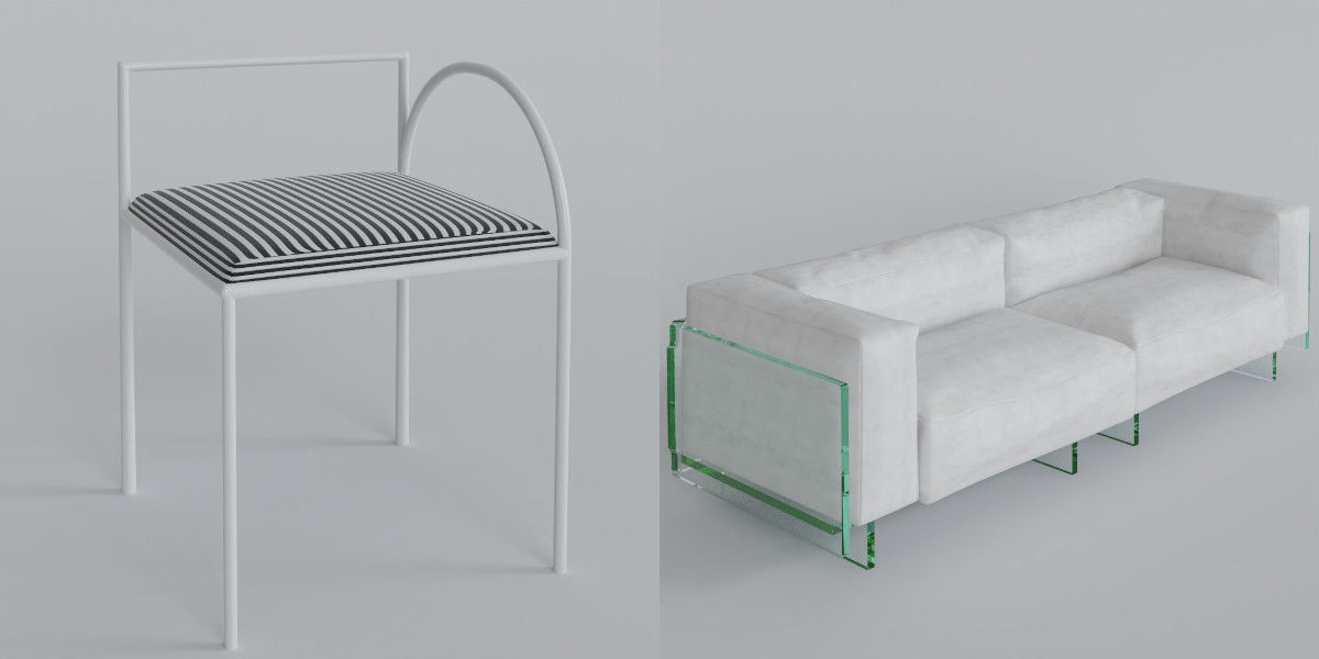 Luxcore Furniture Pack II 3D model_7