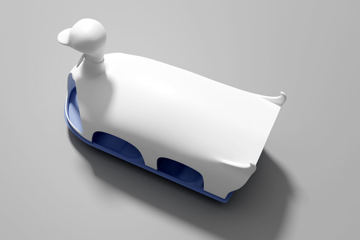Duck paddle boat - 3D printing 3D print model_8