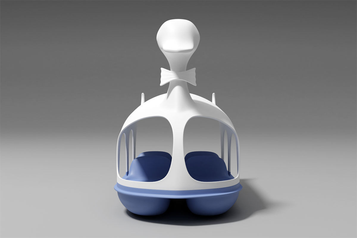 Duck paddle boat - 3D printing 3D print model_4