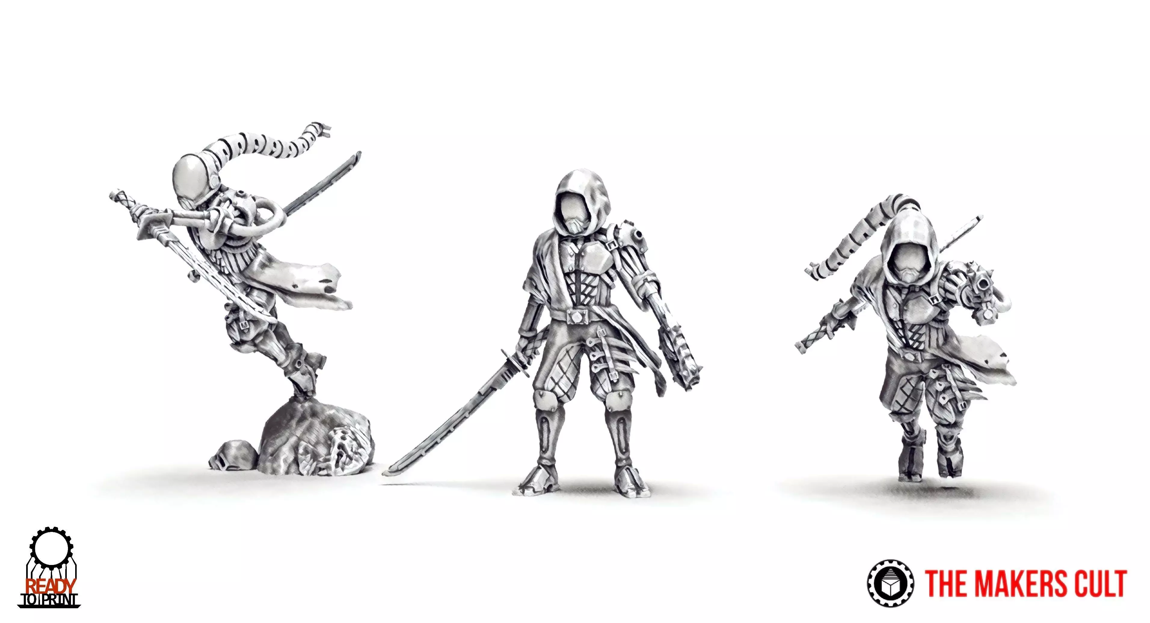 Dark Techno - Caecus Assassin 3D print model_0