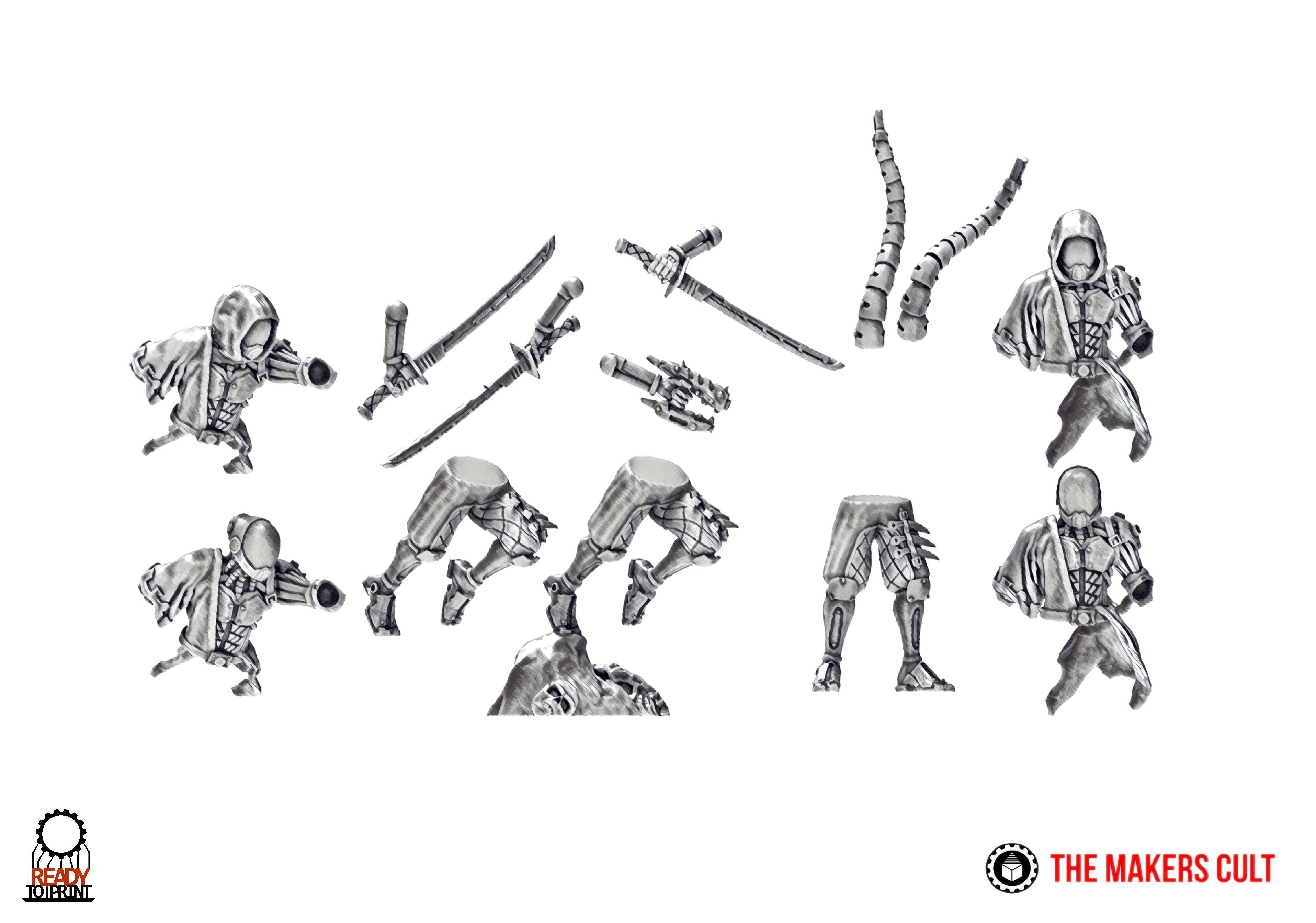 Dark Techno - Caecus Assassin 3D print model_5