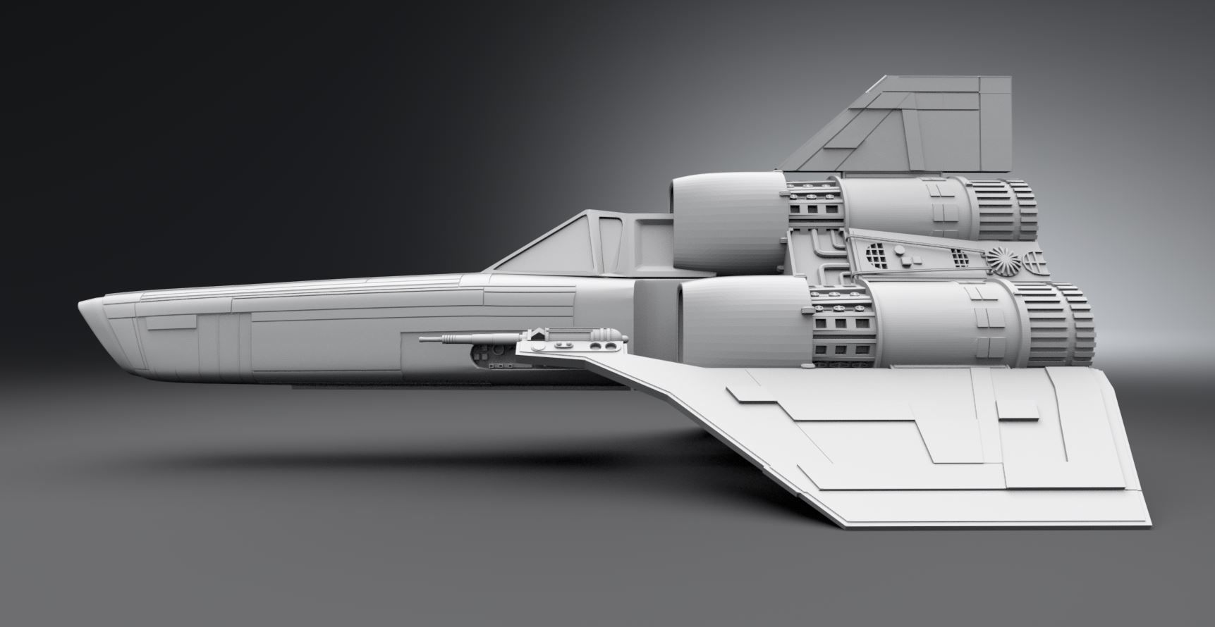 Colonial Viper Scale model 3D print model_1