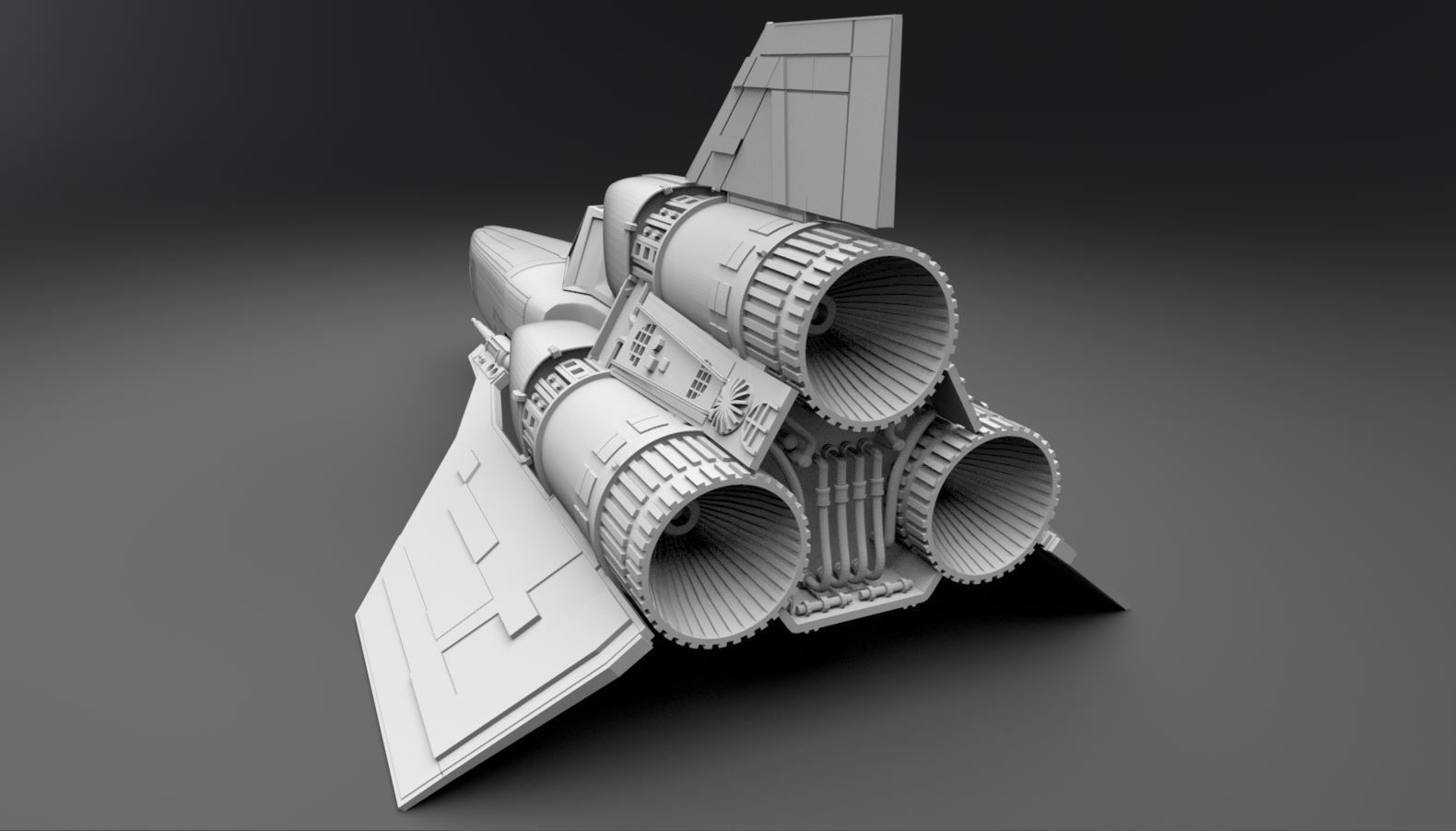 Colonial Viper Scale model 3D print model_2