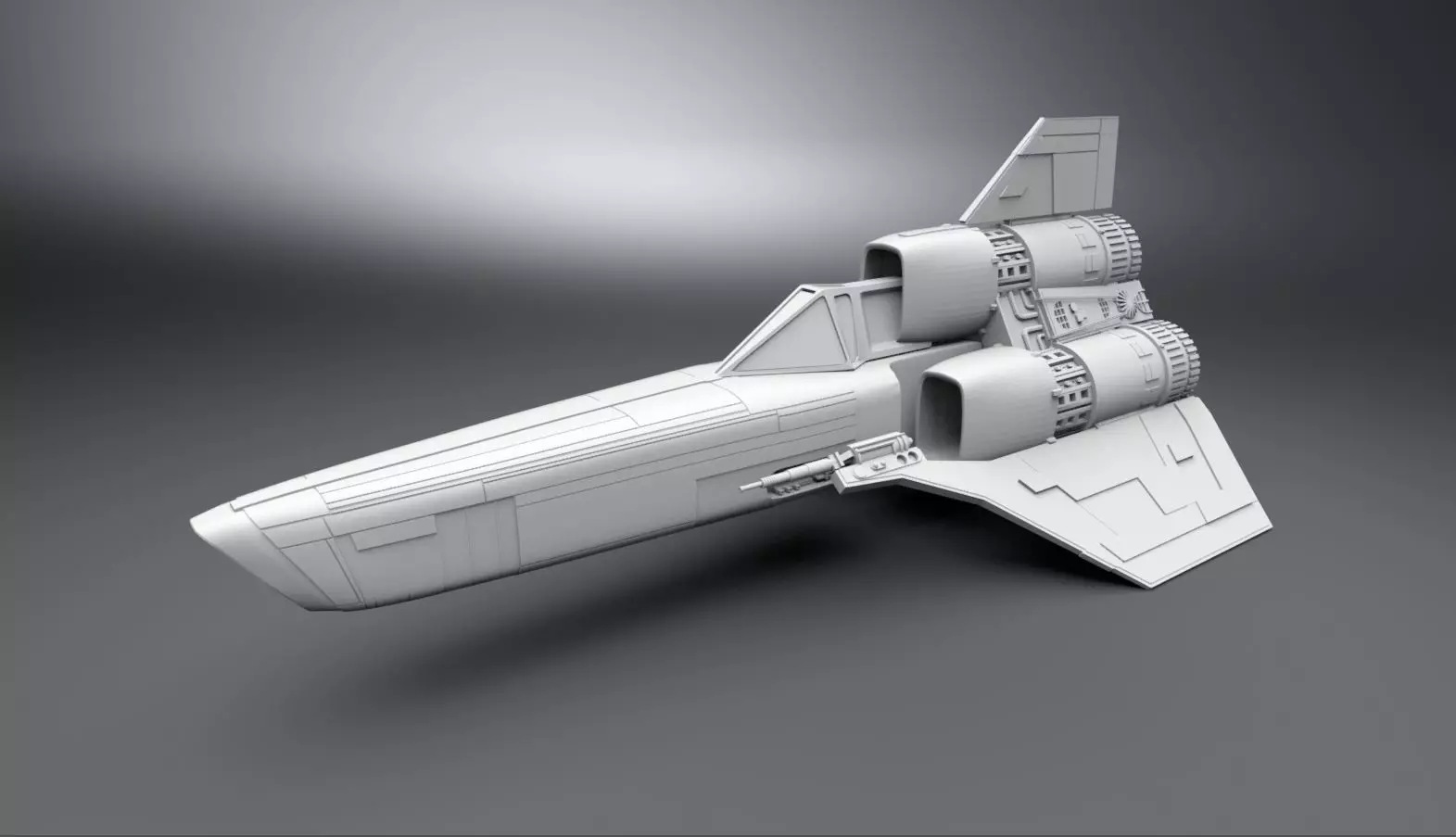 Colonial Viper Scale model 3D print model_0