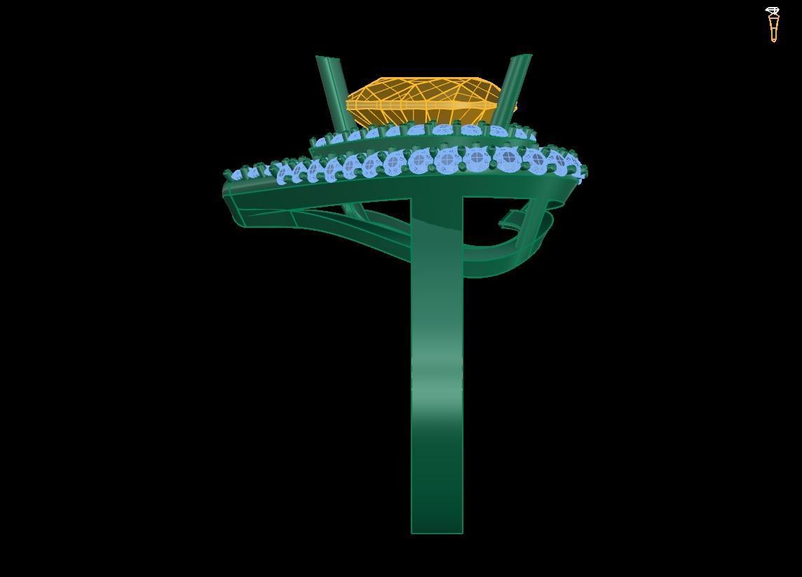 Heart Ring 3D print model_4