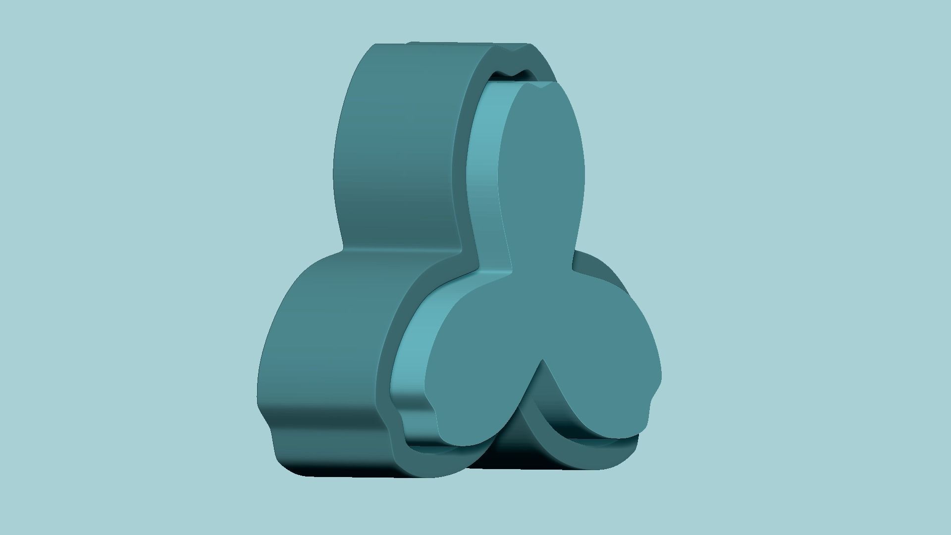 Lily Valley 02 Iris Flower - Molding Arrangement EVA Craft 3D print model_12