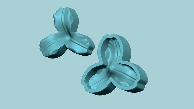 Lily Valley 02 Iris Flower - Molding Arrangement EVA Craft 3D print model