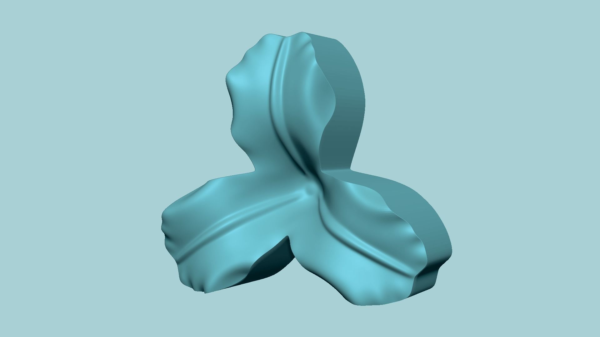 Lily Valley 02 Iris Flower - Molding Arrangement EVA Craft 3D print model_3