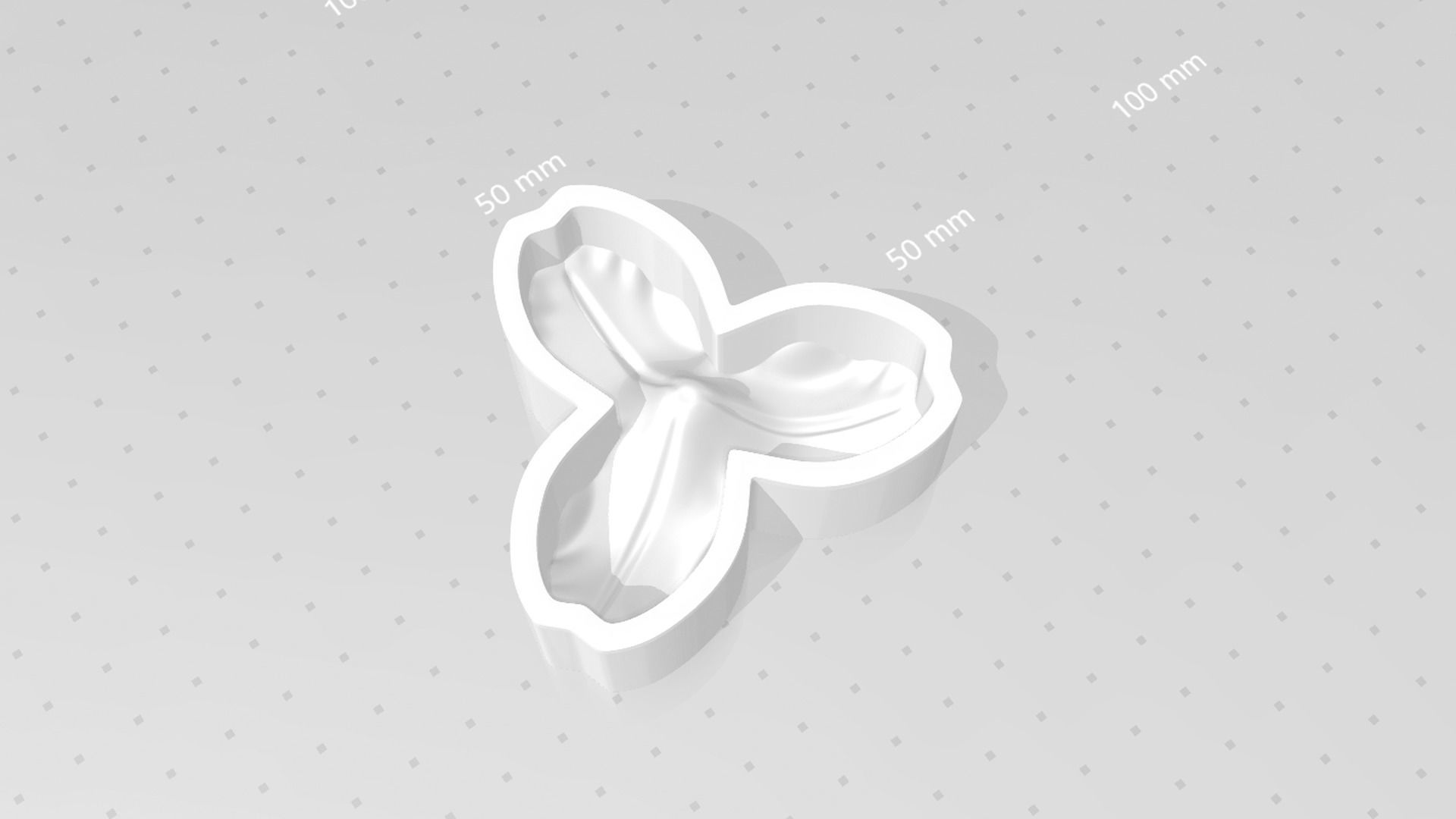 Lily Valley 02 Iris Flower - Molding Arrangement EVA Craft 3D print model_20