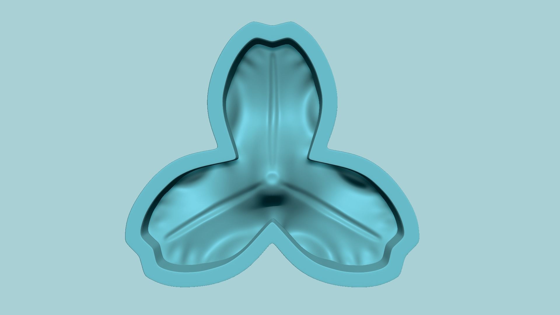 Lily Valley 02 Iris Flower - Molding Arrangement EVA Craft 3D print model_7