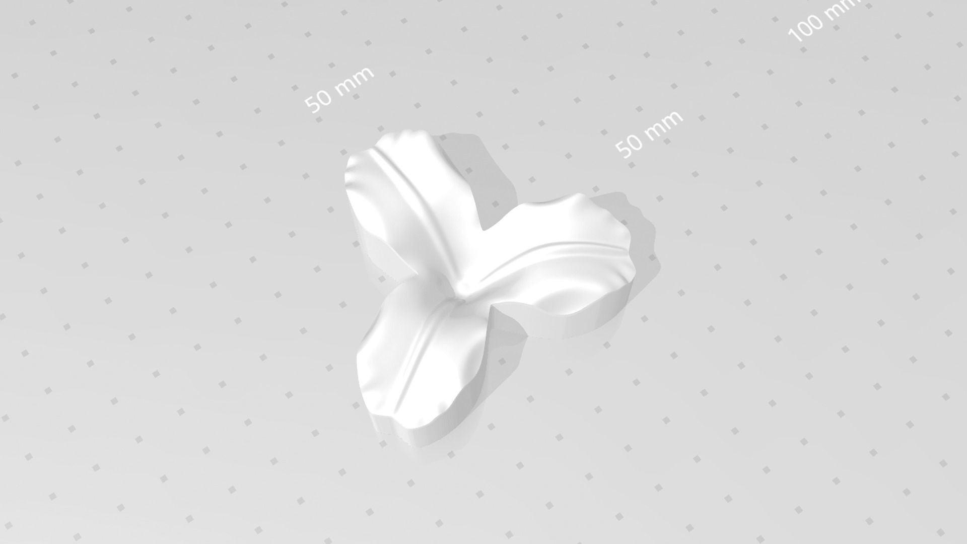 Lily Valley 02 Iris Flower - Molding Arrangement EVA Craft 3D print model_15