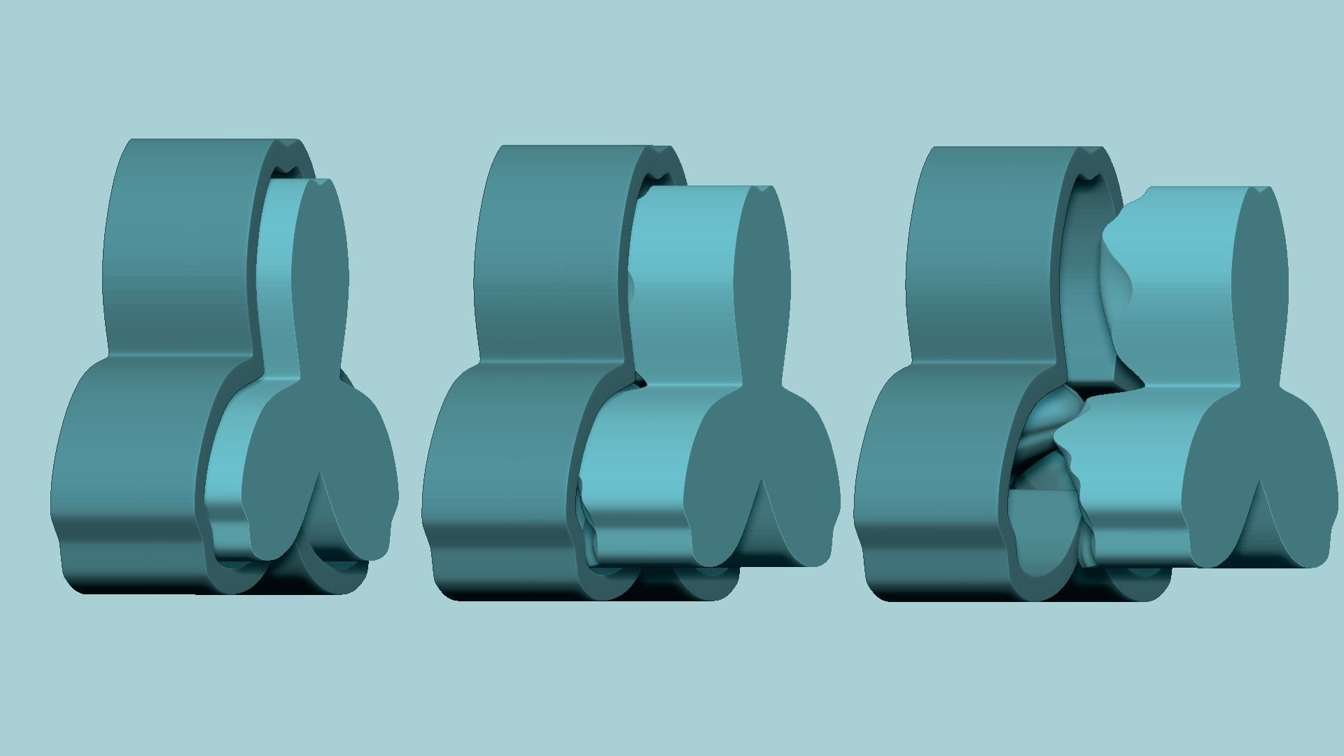 Lily Valley 02 Iris Flower - Molding Arrangement EVA Craft 3D print model_14