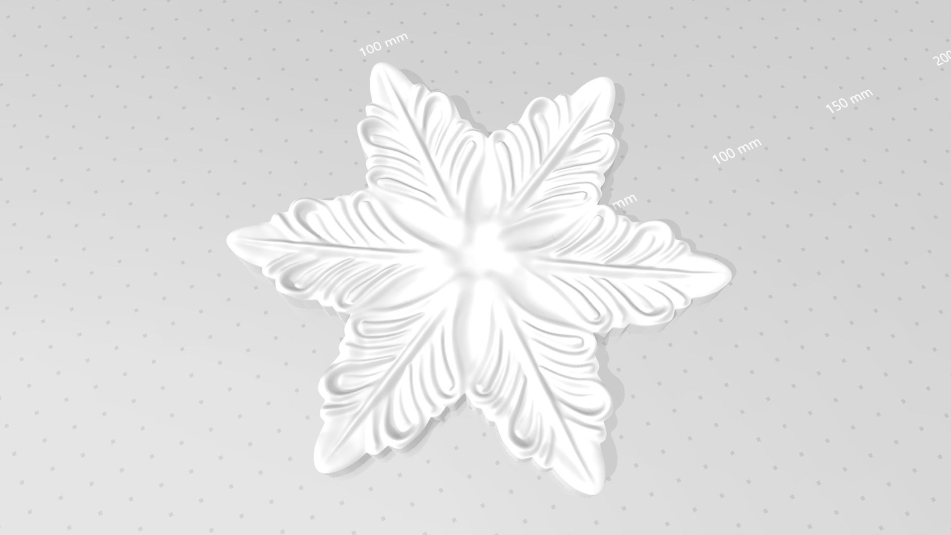 Poinsettia Poppy Flower - Molding Arrangement EVA Foam Craft 3D print model_14