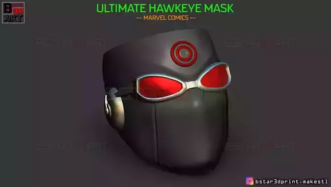 Ultimate Hawkeye Mask - Marvel Comics Cosplay