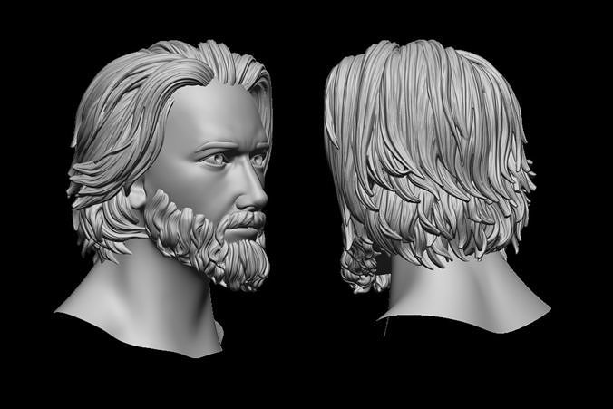 hair 15 3D print model
