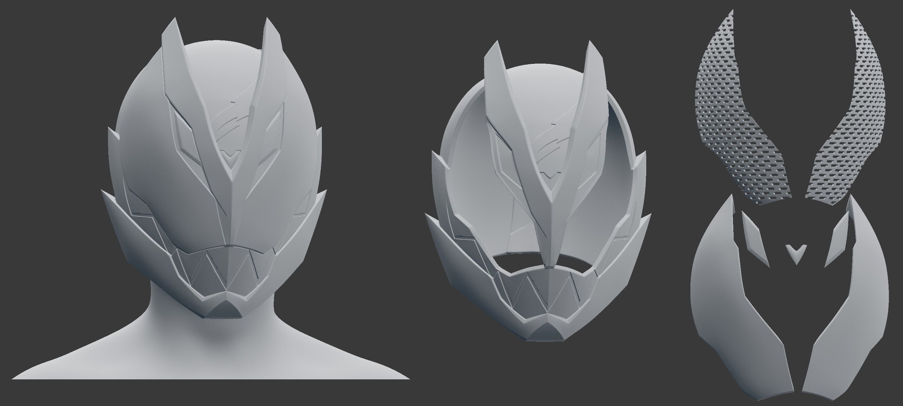 kamen rider revice 3D print model_2