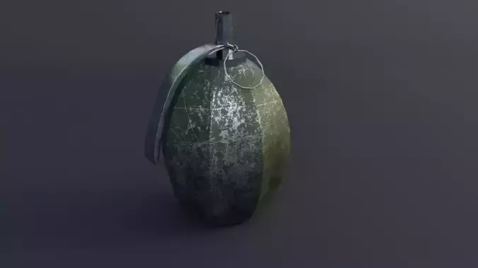Grenade Game Ready - Low Poly PBR 3D Model Low-poly 3D model