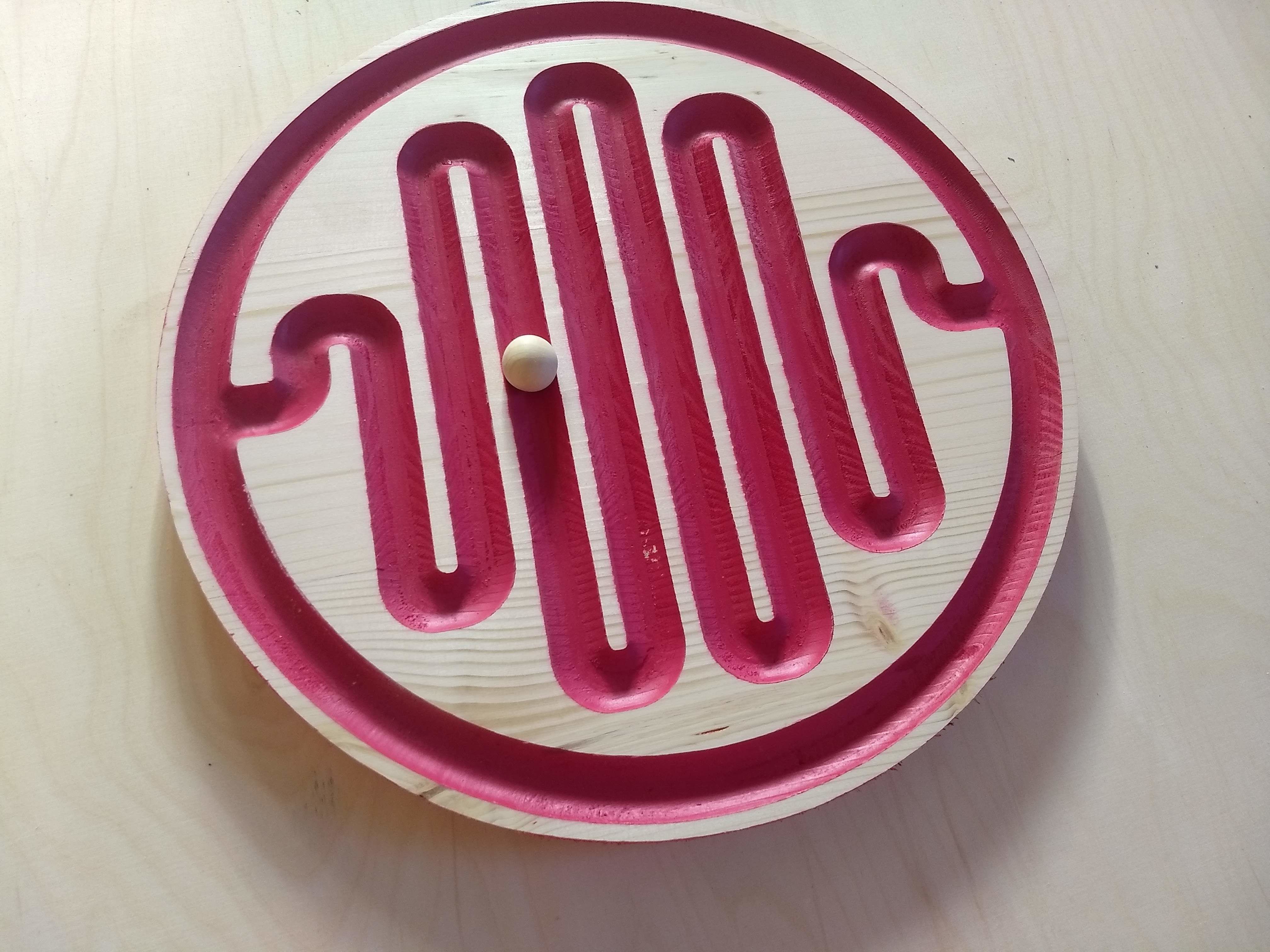 Balanceboard maze inlay set 10 3D model_11