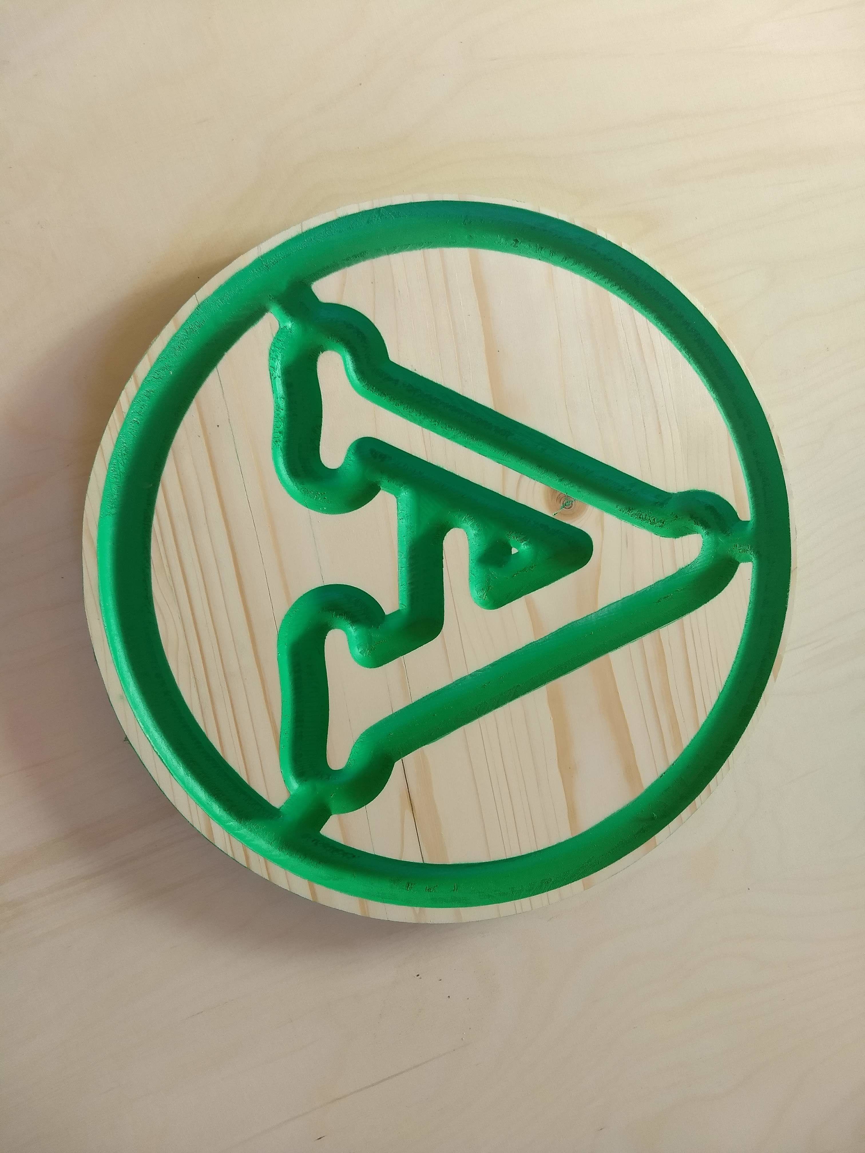 Balanceboard maze inlay set 10 3D model_6