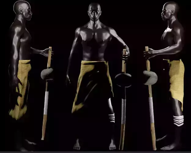 African Man Photorealistic 